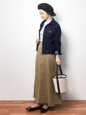 isaさん（レディース・155cm）の春コーディネート