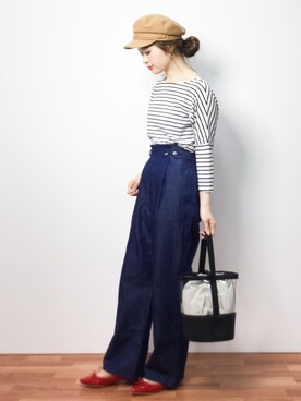 isaさん（レディース・155cm）の春コーディネート