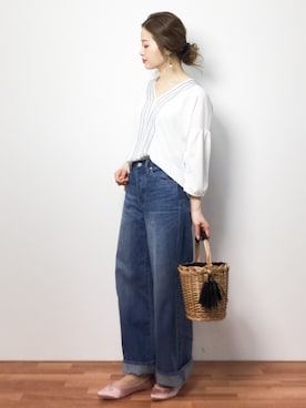 isaさん（レディース・155cm）の春コーディネート