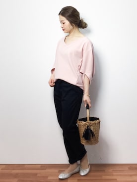 isaさん（レディース・155cm）の春コーディネート