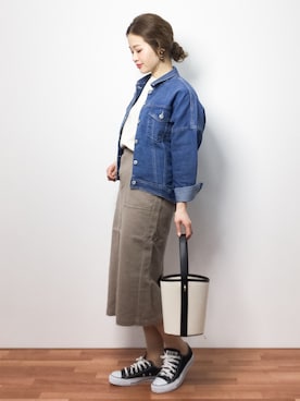 isaさん（レディース・155cm）の春コーディネート