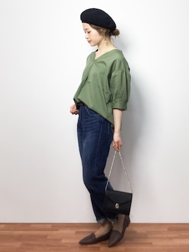 isaさん（レディース・155cm）の春コーディネート