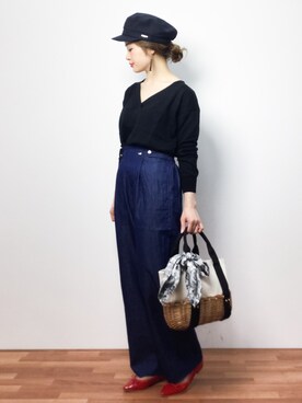 isaさん（レディース・155cm）の春コーディネート