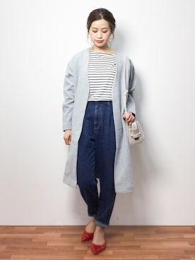 isaさん（レディース・155cm）の春コーディネート