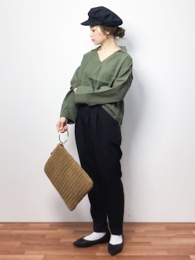 isaさん（レディース・155cm）の春コーディネート