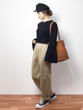 isaさん（レディース・155cm）の春コーディネート