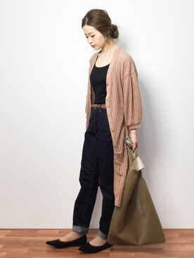 「バルーンスリーブ」｜isaさん（レディース・155cm）の春コーディネート