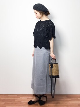 isaさん（レディース・155cm）の春コーディネート