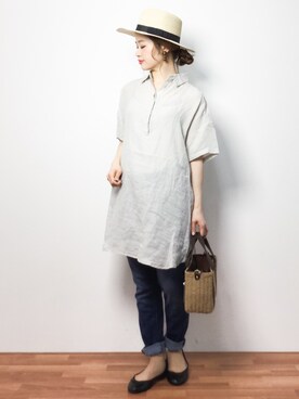 isaさん（レディース・155cm）の春コーディネート