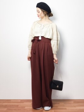 isaさん（レディース・155cm）の春コーディネート