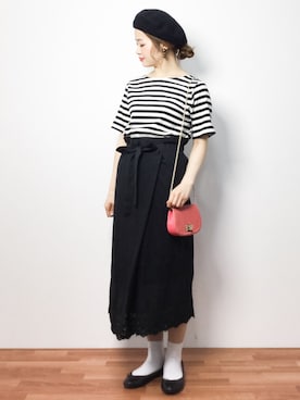 isaさん（レディース・155cm）の春コーディネート