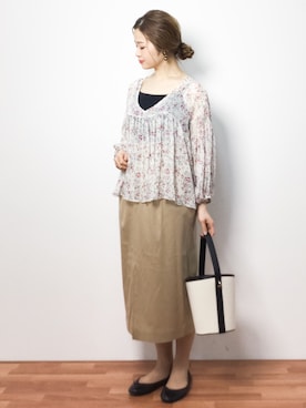 isaさん（レディース・155cm）の春コーディネート