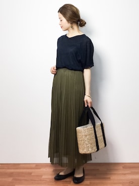 isaさん（レディース・155cm）の春コーディネート