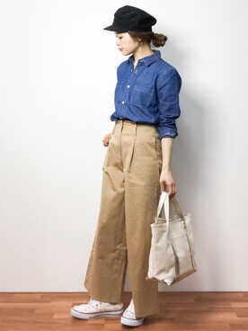 isaさん（レディース・155cm）の春コーディネート