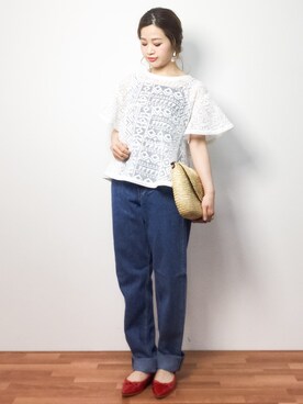 isaさん（レディース・155cm）の春コーディネート