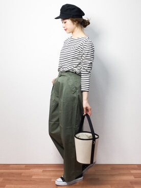 isaさん（レディース・155cm）の春コーディネート