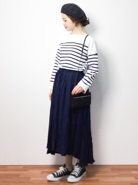 isaさん（レディース・155cm）の春コーディネート