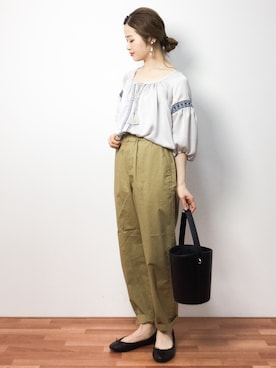 isaさん（レディース・155cm）の春コーディネート