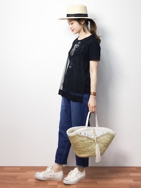 isaさん（レディース・155cm）の春コーディネート