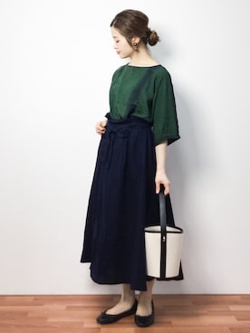 isaさん（レディース・155cm）の春コーディネート