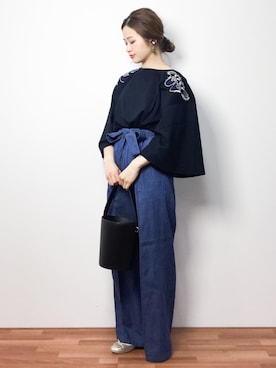 isaさん（レディース・155cm）の春コーディネート