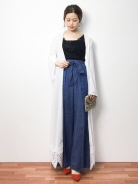 isaさん（レディース・155cm）の春コーディネート