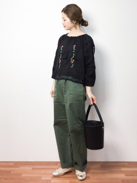 isaさん（レディース・155cm）の春コーディネート