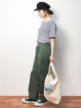 isaさん（レディース・155cm）の春コーディネート