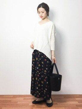 isaさん（レディース・155cm）の春コーディネート