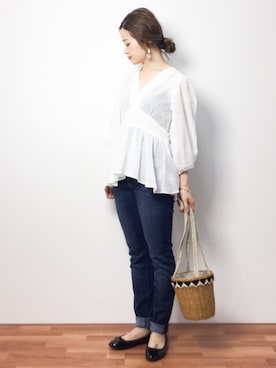 isaさん（レディース・155cm）の春コーディネート