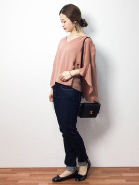 isaさん（レディース・155cm）の春コーディネート