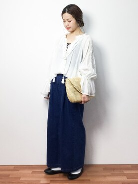 isaさん（レディース・155cm）の春コーディネート