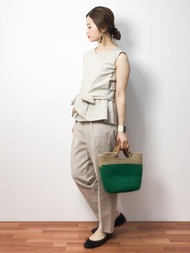 isaさん（レディース・155cm）の春コーディネート