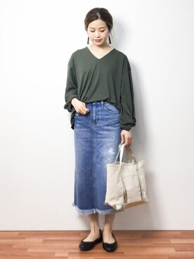 isaさん（レディース・155cm）の春コーディネート