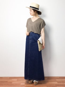 isaさん（レディース・155cm）の春コーディネート