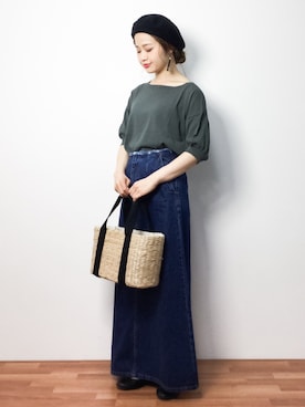 isaさん（レディース・155cm）の春コーディネート