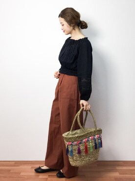 isaさん（レディース・155cm）の春コーディネート