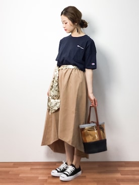 isaさん（レディース・155cm）の春コーディネート