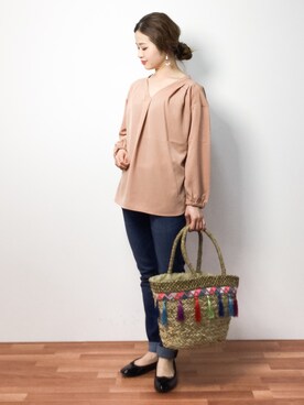 isaさん（レディース・155cm）の春コーディネート