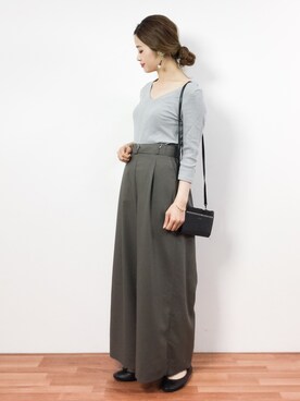 isaさん（レディース・155cm）の春コーディネート