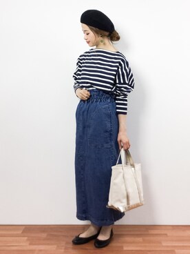 isaさん（レディース・155cm）の春コーディネート