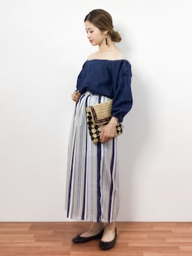 isaさん（レディース・155cm）の春コーディネート