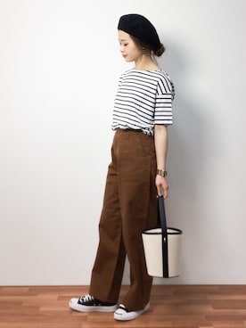 isaさん（レディース・155cm）の春コーディネート