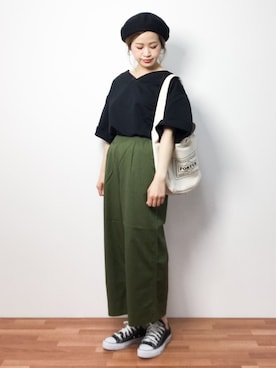 isaさん（レディース・155cm）の春コーディネート