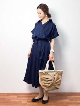 isaさん（レディース・155cm）の春コーディネート