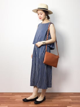 isaさん（レディース・155cm）の春コーディネート