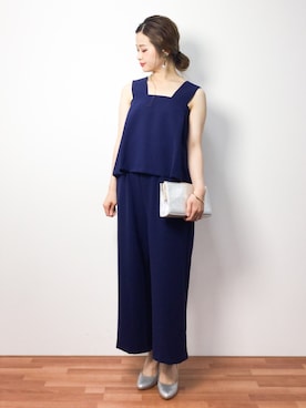 「URBAN RESEARCH ROSSO WOMEN（アーバンリサーチ　ロッソ）のアイテム（サロペット/オーバーオール）」を使った、isaさん（レディース・155cm）の春コーディネート