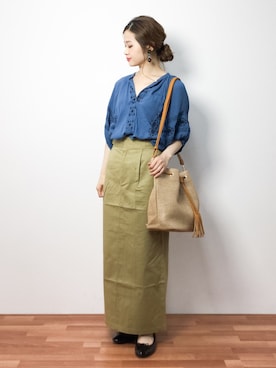 isaさん（レディース・155cm）の春コーディネート