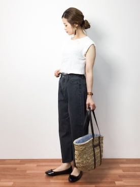 isaさん（レディース・155cm）の春コーディネート