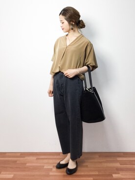 isaさん（レディース・155cm）の春コーディネート